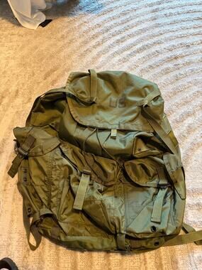 US Military Combat Nylon Field Pack,  LC-1, Large - No Frame